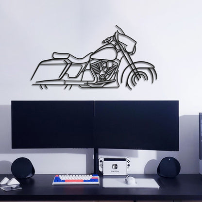Harley Davidson Street Glide Metal Motorcycle Wall Art