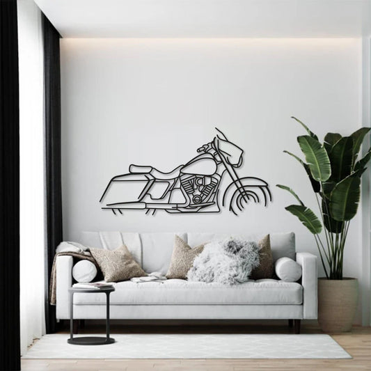 Harley Davidson Street Glide Metal Motorcycle Wall Art