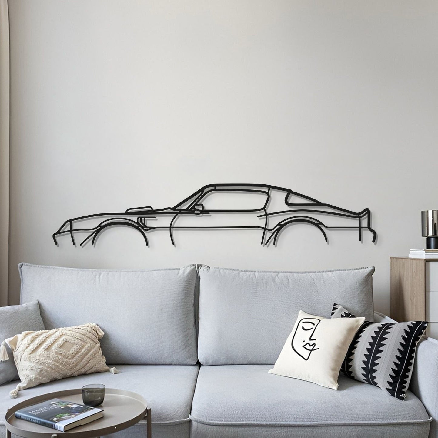 1977 Trans Am Classic Metal Car Wall Art
